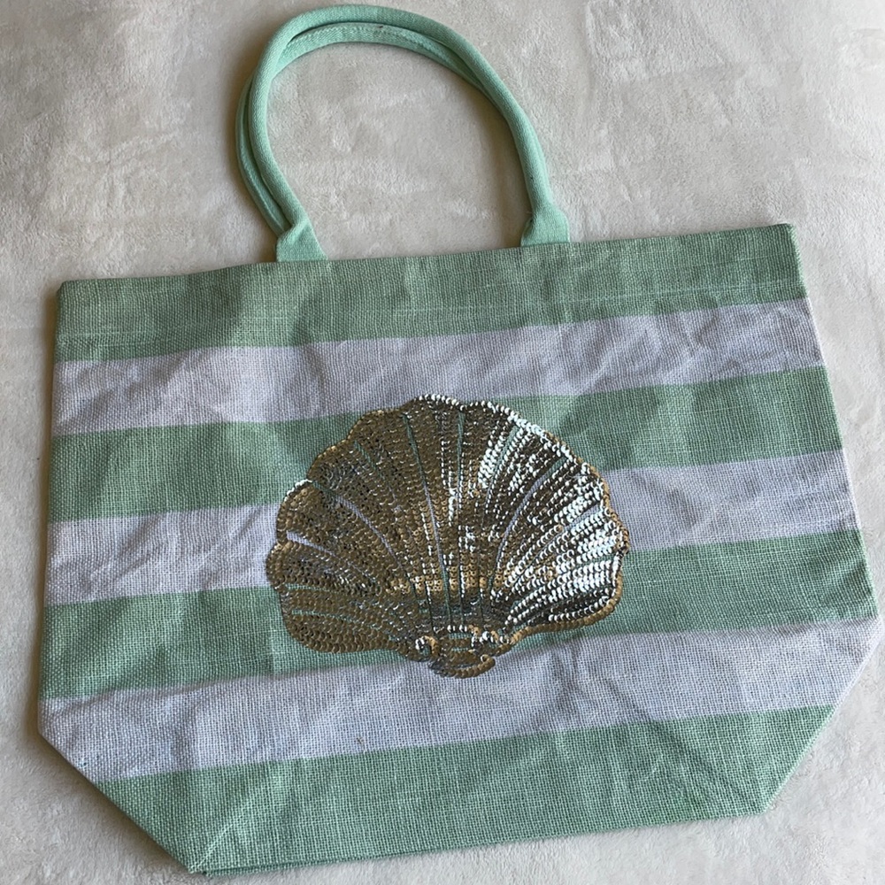 Beach Canvas tote
